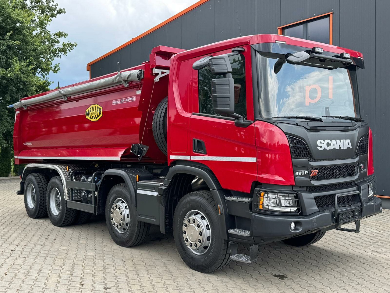 Scania P 420 8x4 Kipper Meiller Euro 6 - Camião multibenne: foto 1 Scania P 420 8x4 Kipper Meiller Euro 6 - Camião multibenne: foto 1