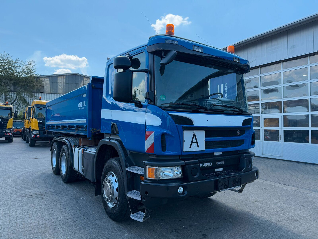 Scania P 450 6x4 Dreiseitenkipper DAUTEL - Camião basculante: foto 1 Scania P 450 6x4 Dreiseitenkipper DAUTEL - Camião basculante: foto 1