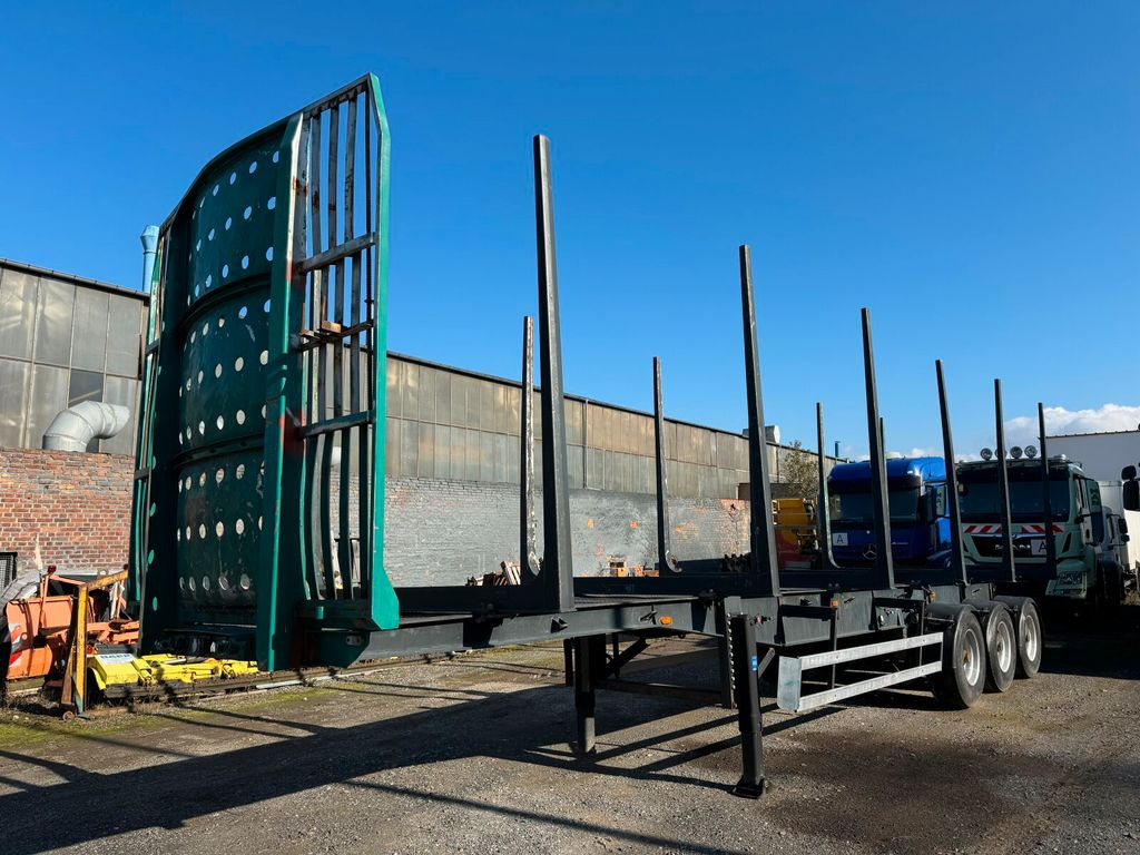 Schwarzmüller HS 3/E Langmaterial Holz 3 Achse 35.000 Kg - Semi-reboque transporte de madeira: foto 1 Schwarzmüller HS 3/E Langmaterial Holz 3 Achse 35.000 Kg - Semi-reboque transporte de madeira: foto 1