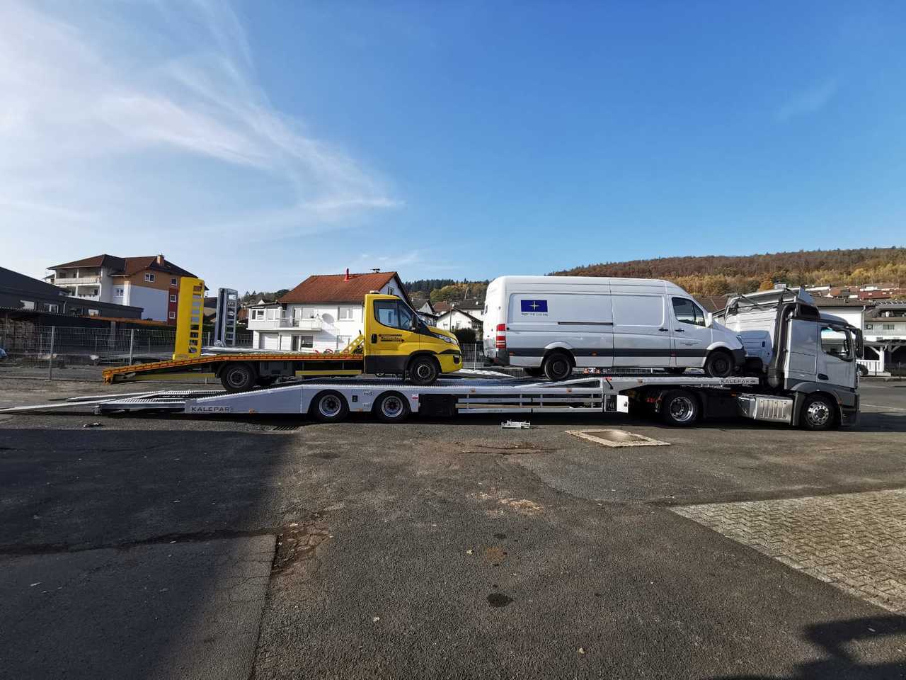 KALEPAR KLP 228V3 Bus-Caravan-Car Transporter - Semi-reboque transporte de veículos: foto 1 KALEPAR KLP 228V3 Bus-Caravan-Car Transporter - Semi-reboque transporte de veículos: foto 1