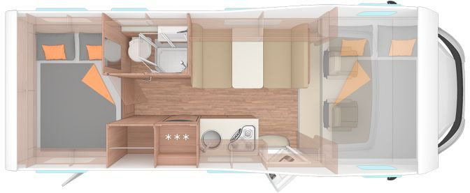 Weinsberg CaraHome 650 DG Viel Ausstattung. - Autocaravana capucine: foto 2 Weinsberg CaraHome 650 DG Viel Ausstattung. - Autocaravana capucine: foto 2
