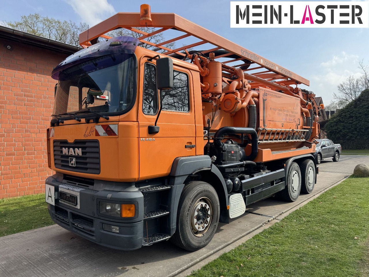MAN FE 410 Assmann Saug HD Spüler Recycling + FB. - Caminhão limpa fossa: foto 2 MAN FE 410 Assmann Saug HD Spüler Recycling + FB. - Caminhão limpa fossa: foto 2