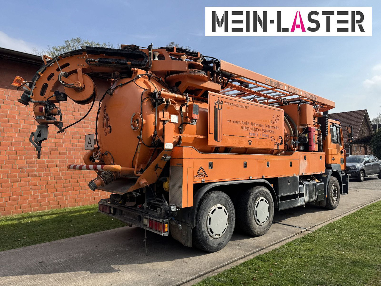 MAN FE 410 Assmann Saug HD Spüler Recycling + FB. - Caminhão limpa fossa: foto 5 MAN FE 410 Assmann Saug HD Spüler Recycling + FB. - Caminhão limpa fossa: foto 5