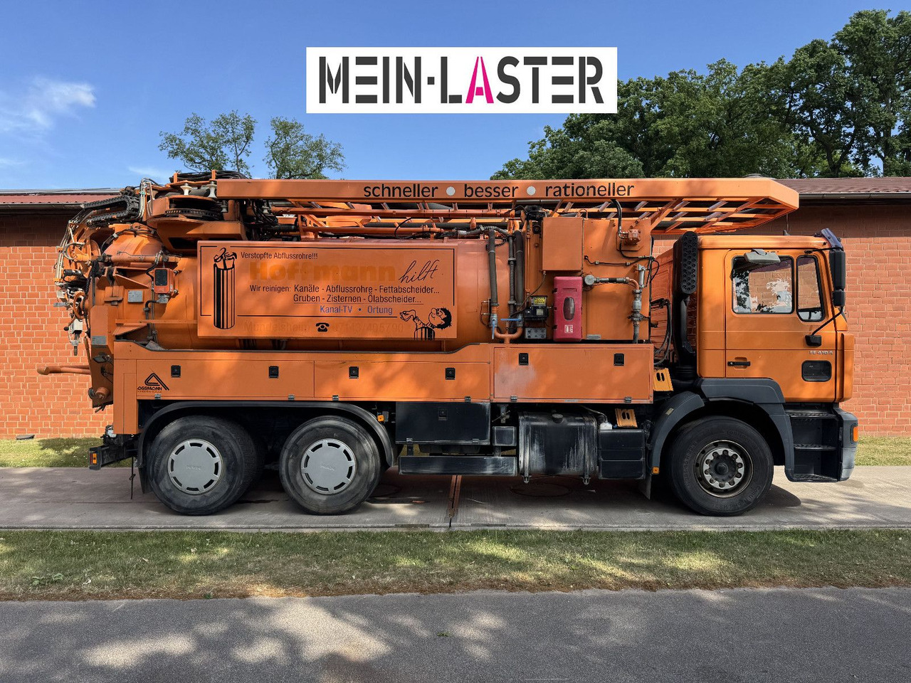 MAN FE 410 Assmann Saug HD Spüler Recycling + FB. - Caminhão limpa fossa: foto 3 MAN FE 410 Assmann Saug HD Spüler Recycling + FB. - Caminhão limpa fossa: foto 3