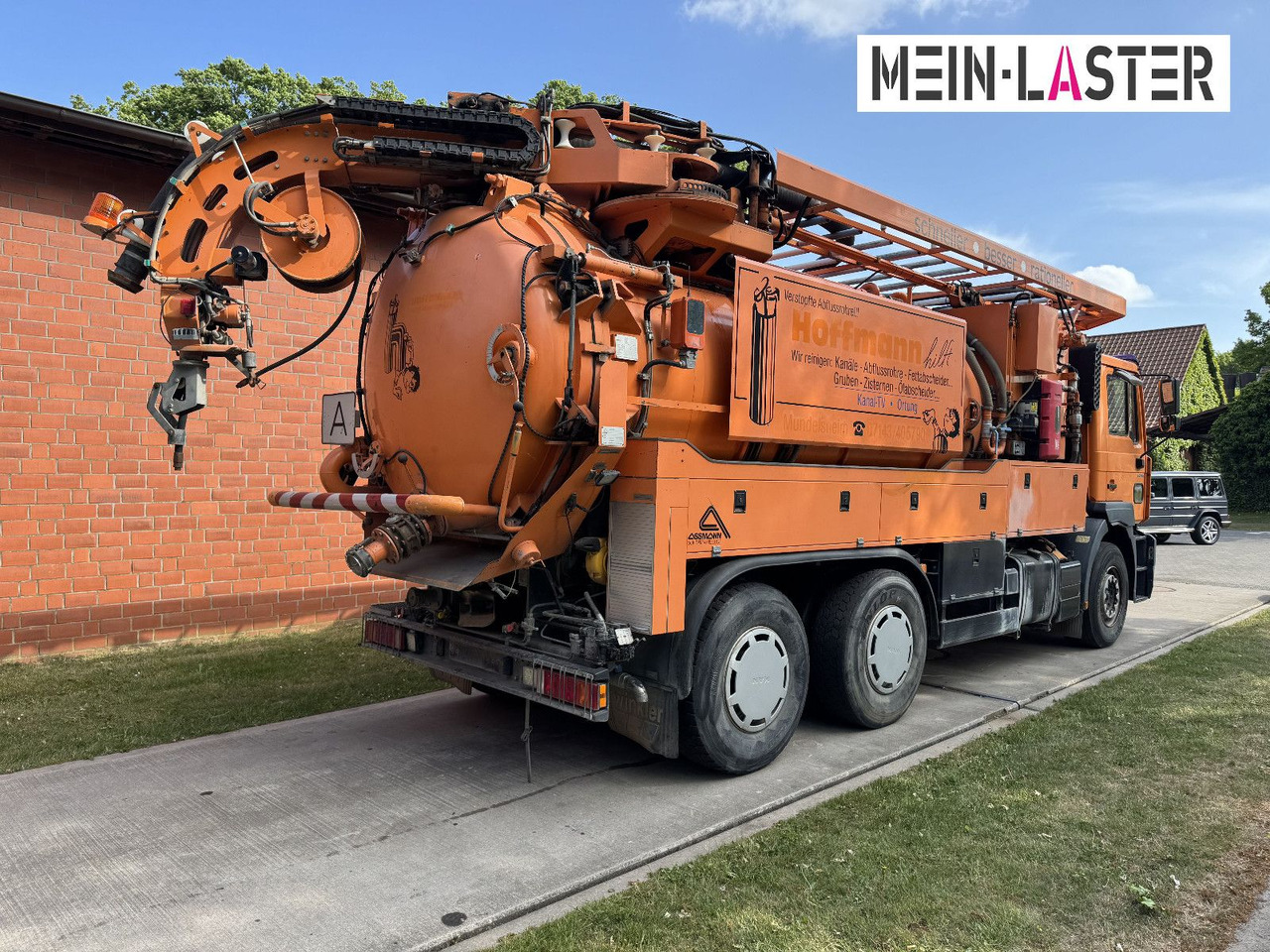 MAN FE 410 Assmann Saug HD Spüler Recycling + FB. - Caminhão limpa fossa: foto 5 MAN FE 410 Assmann Saug HD Spüler Recycling + FB. - Caminhão limpa fossa: foto 5