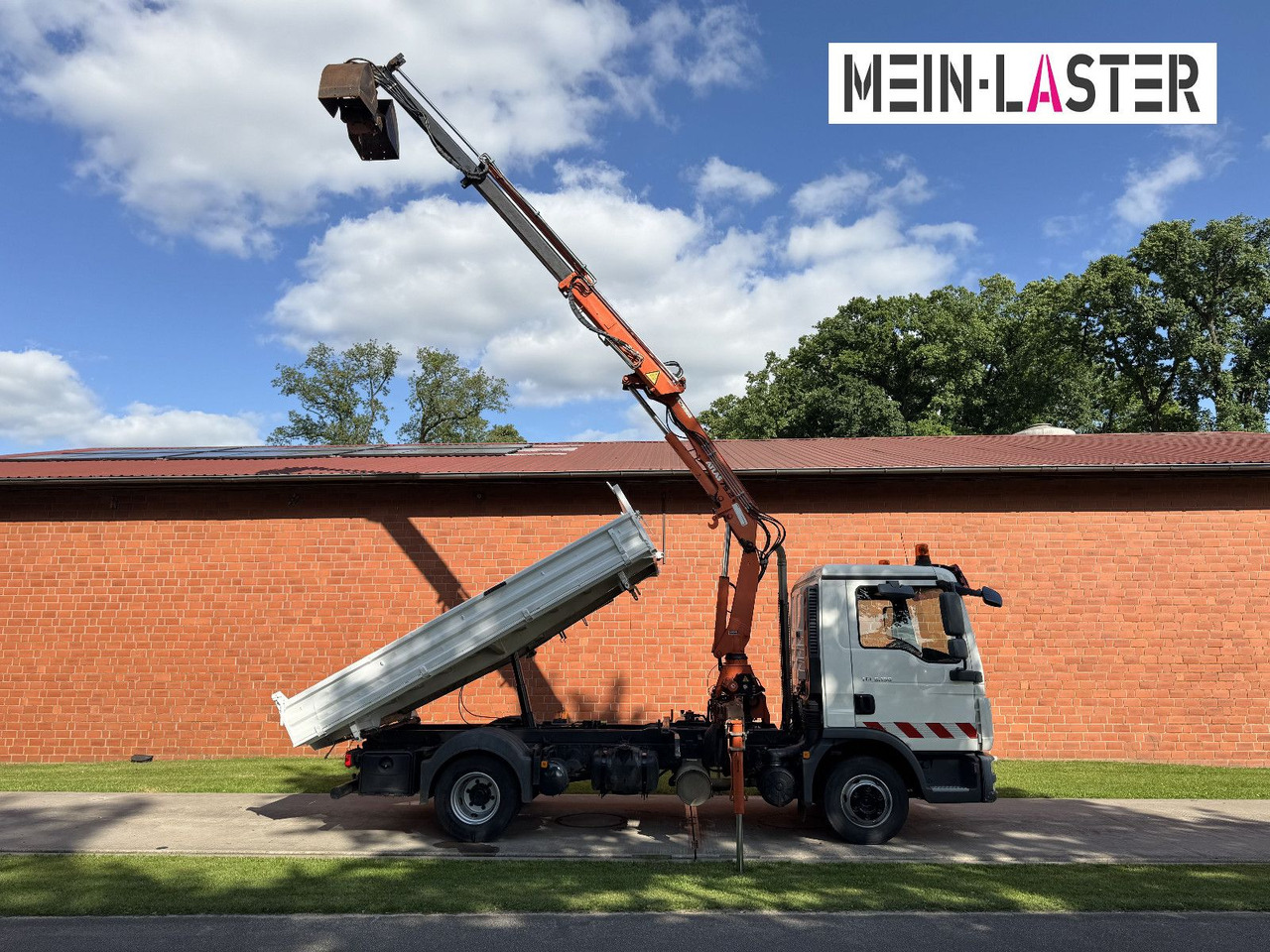 MAN TGL 8.150 3 S-Kipper Atlas 75 10m -1t. Funk FB - Carrinha basculante: foto 2 MAN TGL 8.150 3 S-Kipper Atlas 75 10m -1t. Funk FB - Carrinha basculante: foto 2
