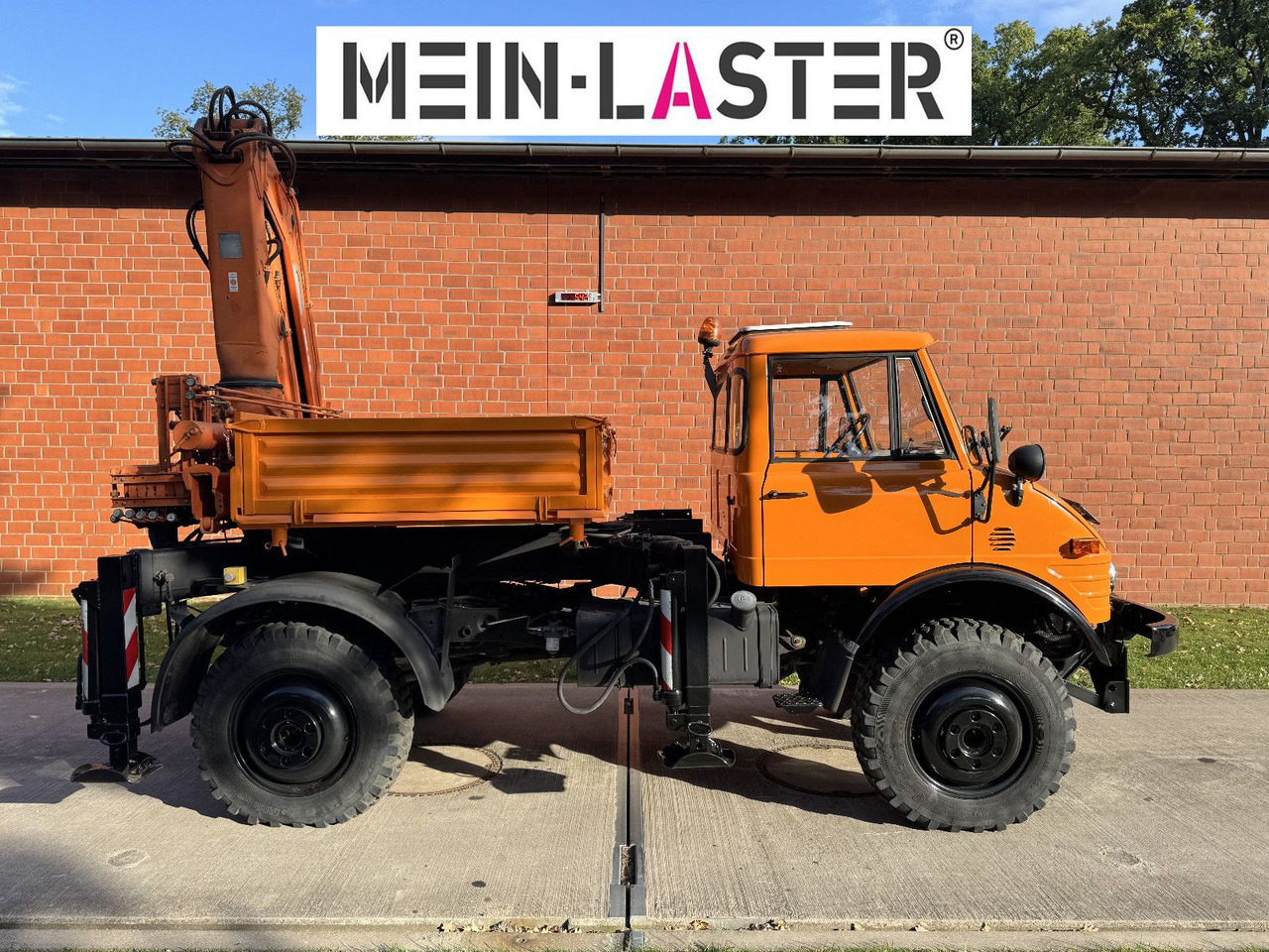 Unimog U 1100 Atlas AK 3006 nur 14.215 km-1. Hand - Camião grua, Camião de caixa aberta/ Plataforma: foto 3 Unimog U 1100 Atlas AK 3006 nur 14.215 km-1. Hand - Camião grua, Camião de caixa aberta/ Plataforma: foto 3