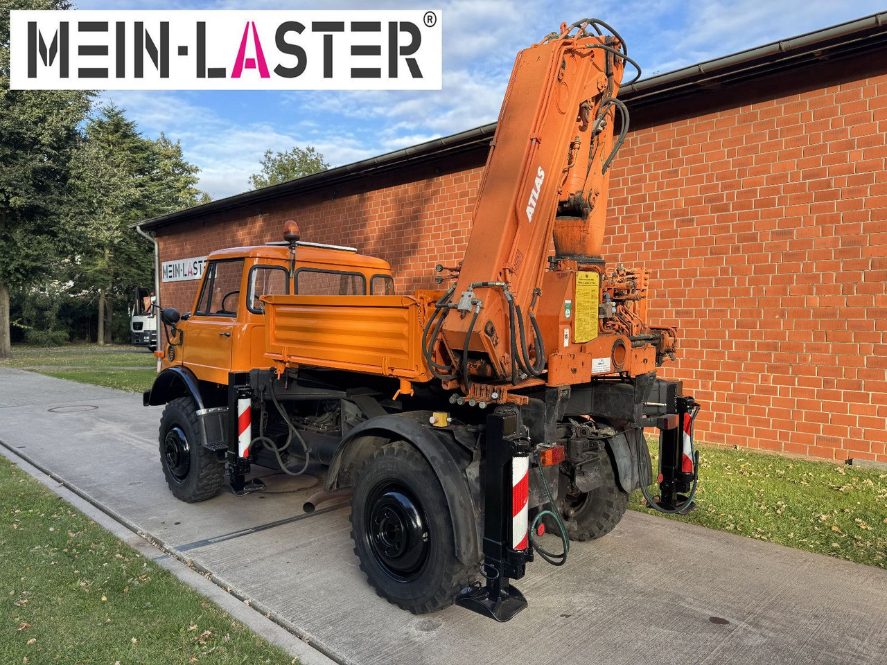 Unimog U 1100 Atlas AK 3006 nur 14.215 km-1. Hand - Camião grua, Camião de caixa aberta/ Plataforma: foto 5 Unimog U 1100 Atlas AK 3006 nur 14.215 km-1. Hand - Camião grua, Camião de caixa aberta/ Plataforma: foto 5
