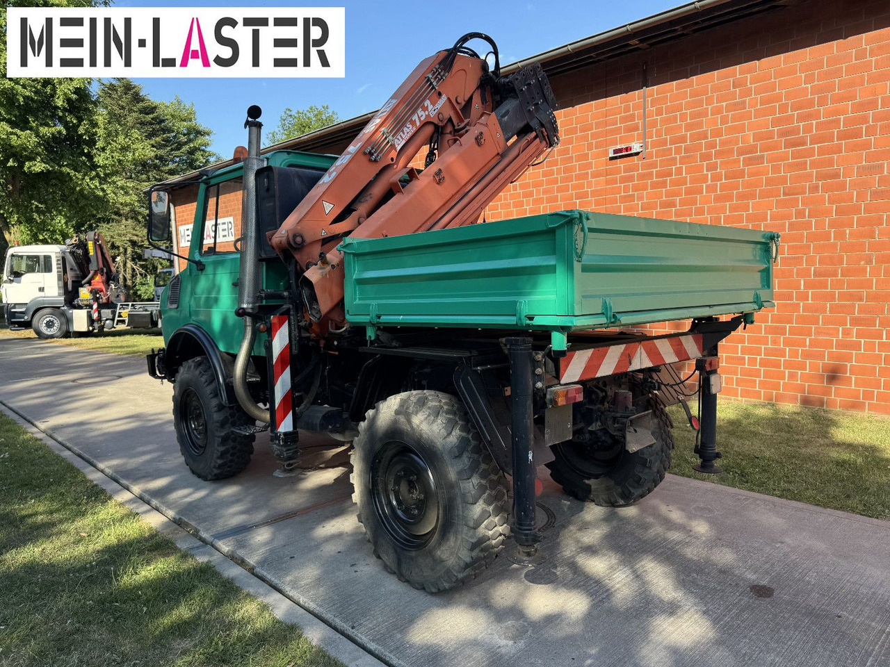 Unimog U 1200 Atlas 75.2 Kran 14 m Funk FB *1. Hand - Camião grua: foto 5 Unimog U 1200 Atlas 75.2 Kran 14 m Funk FB *1. Hand - Camião grua: foto 5