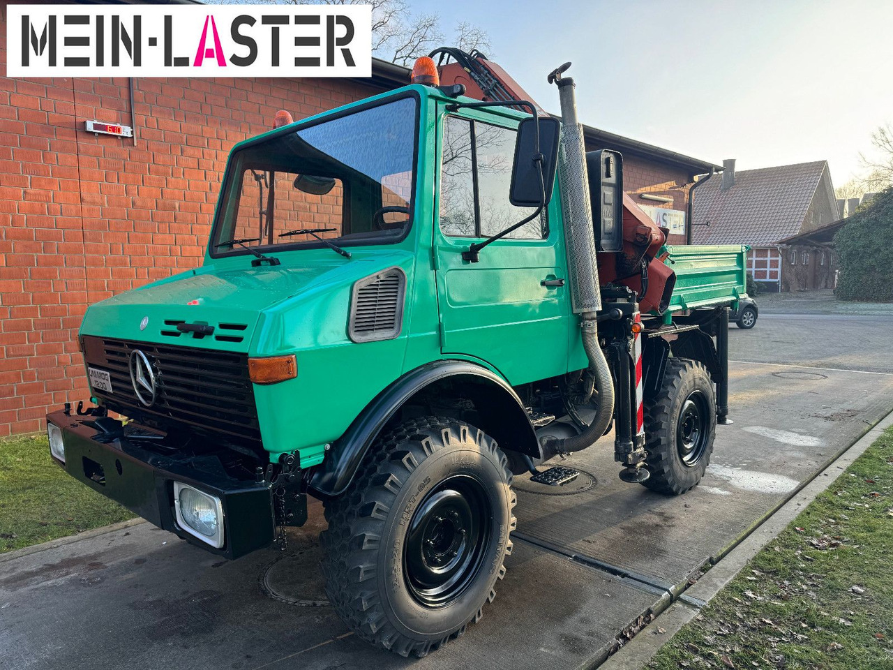 Unimog U 1200 Atlas 75.2 Kran 14 m Funk FB *1. Hand - Camião grua: foto 3 Unimog U 1200 Atlas 75.2 Kran 14 m Funk FB *1. Hand - Camião grua: foto 3