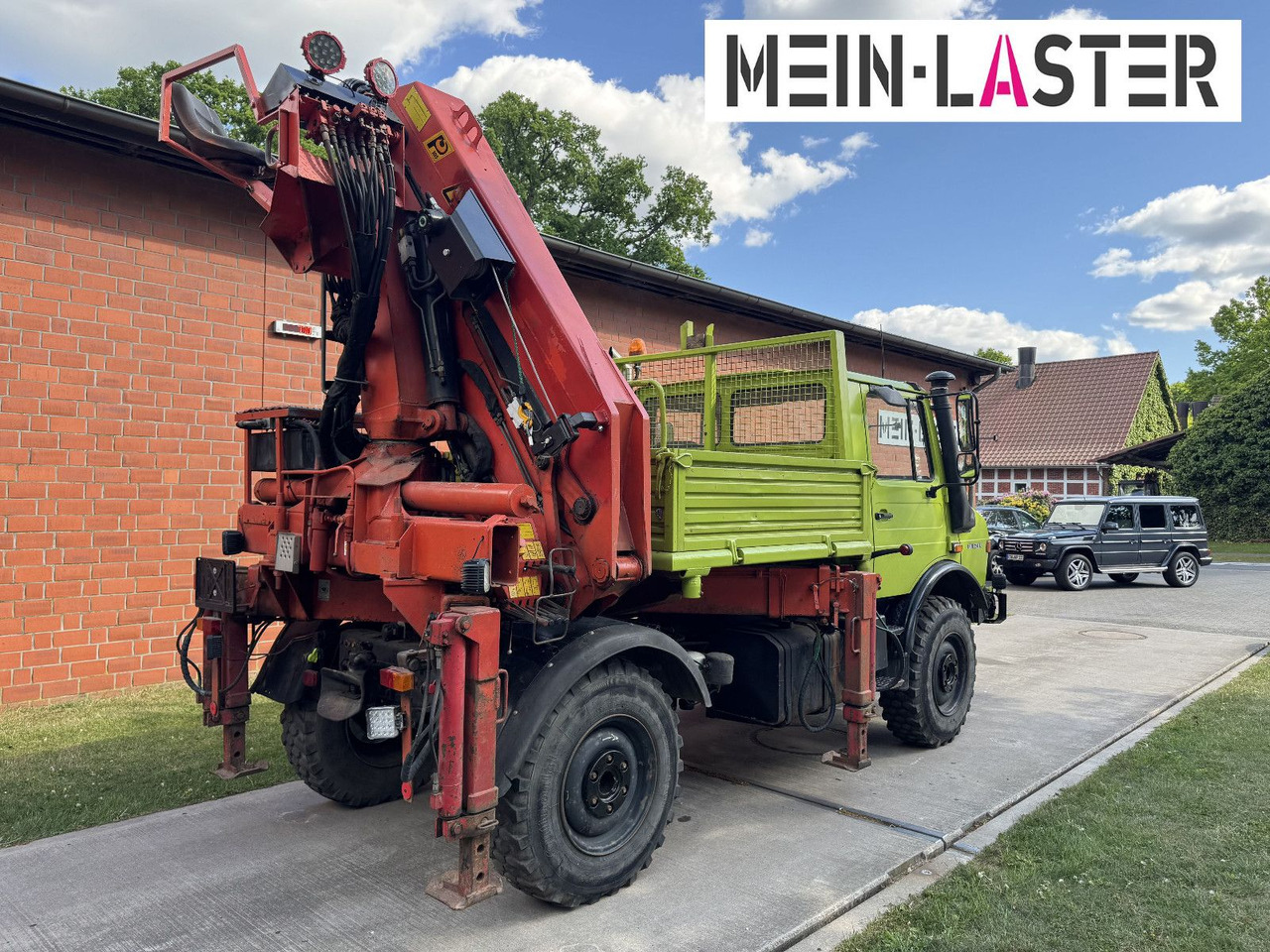 Unimog U 1650 PK 10500 Kran 15 m max. 3,9 t Seilwinde - Camião grua: foto 4 Unimog U 1650 PK 10500 Kran 15 m max. 3,9 t Seilwinde - Camião grua: foto 4