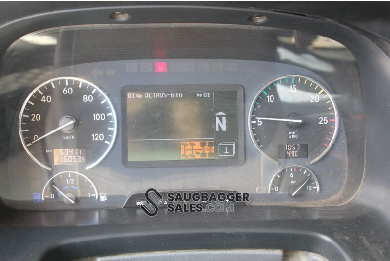 Caminhão limpa fossa Mercedes-Benz Actros 4160 V8 RSP 3T 2014 Saugbagger: foto 13