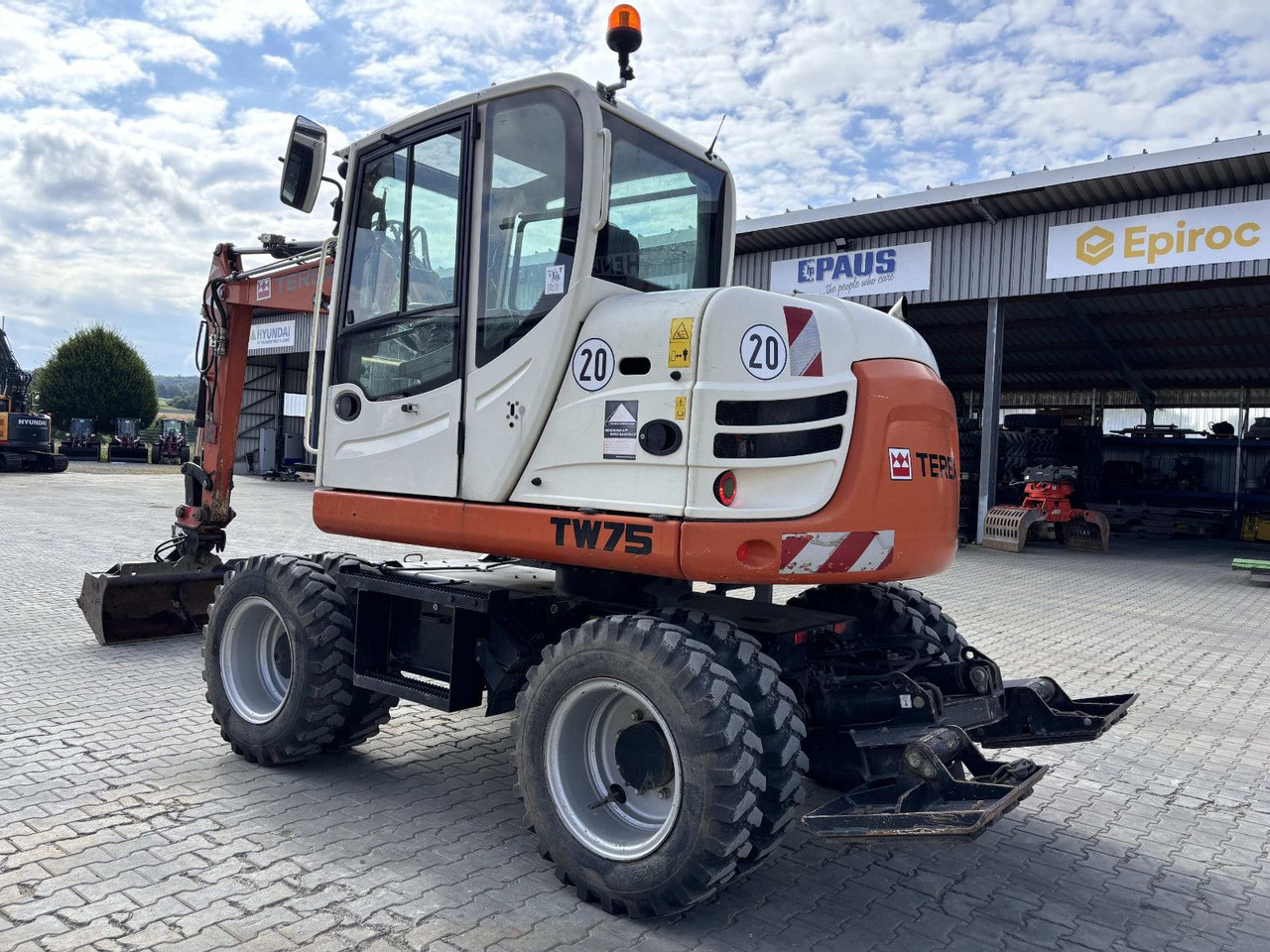 Terex TW 75 - Escavadeira de rodas: foto 4 Terex TW 75 - Escavadeira de rodas: foto 4