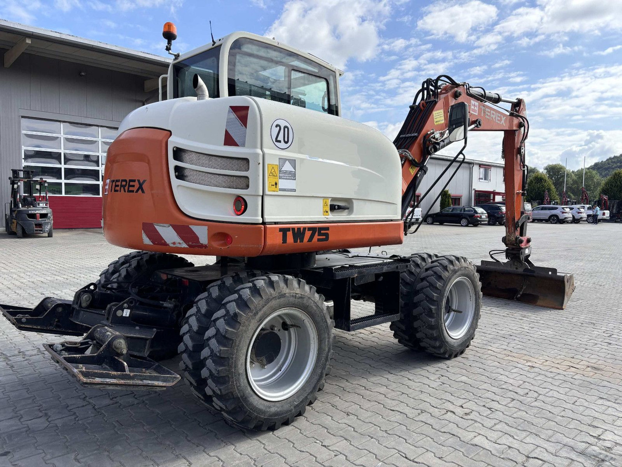 Terex TW 75 - Escavadeira de rodas: foto 3 Terex TW 75 - Escavadeira de rodas: foto 3