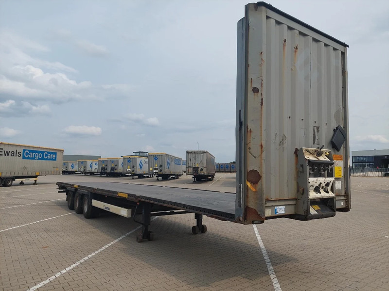 Krone 12x 2015 MEGA P400 HUCKEPACK FLAT + 2 x Stacks van 2x 2015 MEGA P400 HUCKEPACK - Semi-reboque plataforma/ Caixa aberta: foto 1 Krone 12x 2015 MEGA P400 HUCKEPACK FLAT + 2 x Stacks van 2x 2015 MEGA P400 HUCKEPACK - Semi-reboque plataforma/ Caixa aberta: foto 1