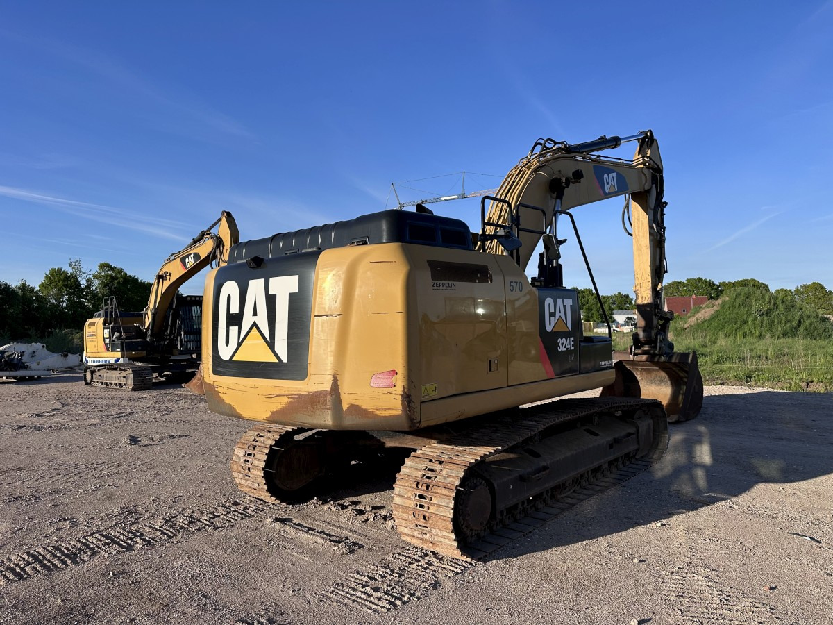 Escavadora de rastos CATERPILLAR 324 E LN Deutsche Maschine! Top !!!: foto 6