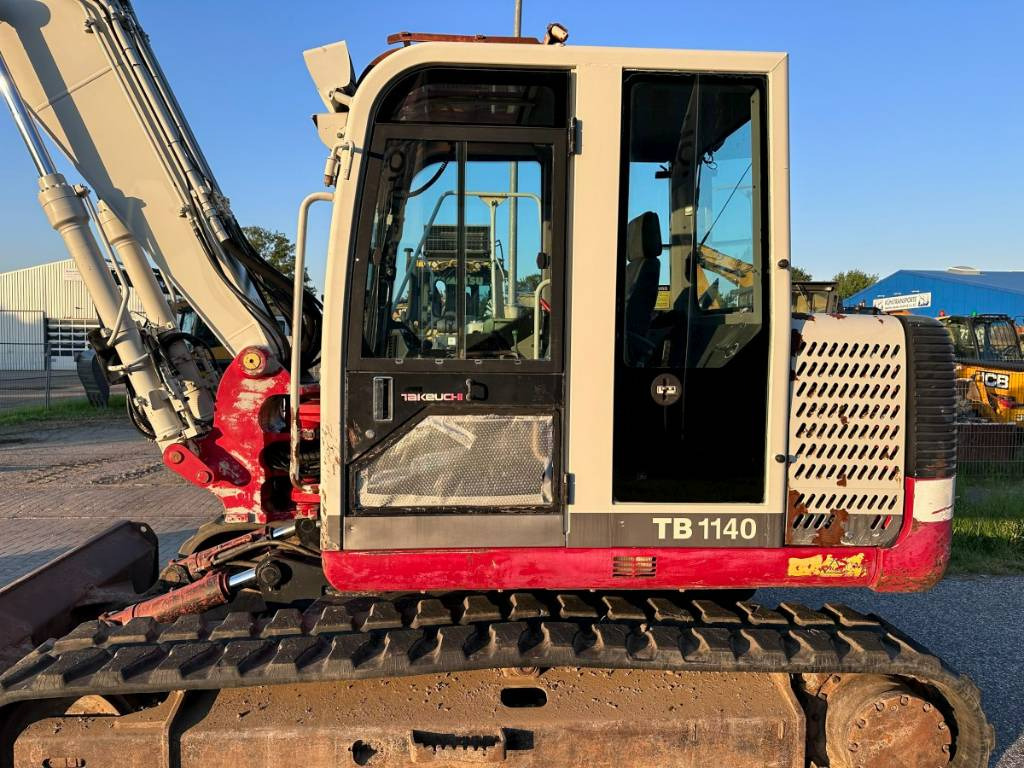 Escavadora de rastos Takeuchi TB 1140 + ISUZU Motor Klima 14.3 Tonnen !: foto 7