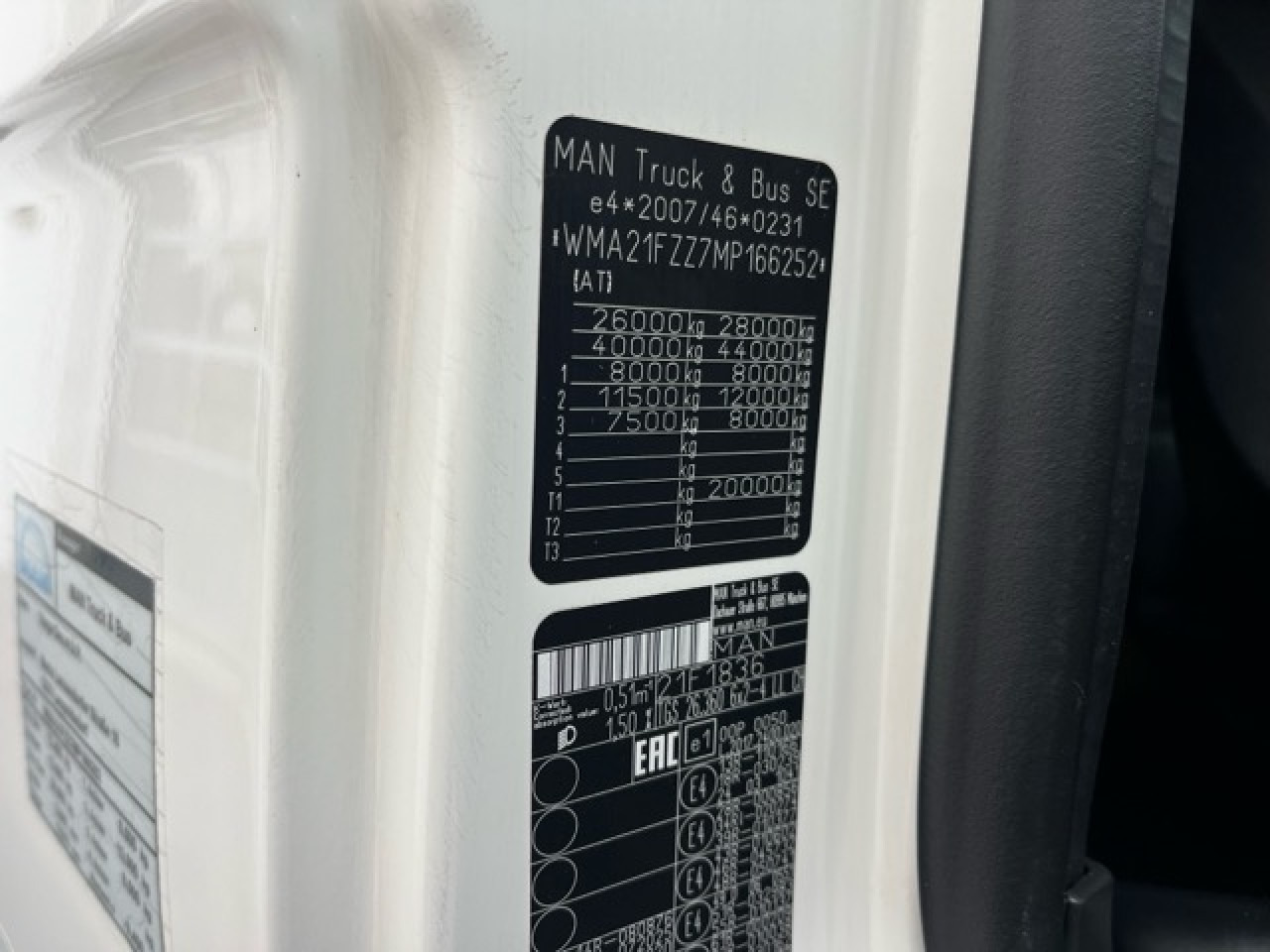 MAN TGS 26.360 6x2-4 LL Euro6 Klima AHK Luftfeder - Camião chassi: foto 5 MAN TGS 26.360 6x2-4 LL Euro6 Klima AHK Luftfeder - Camião chassi: foto 5