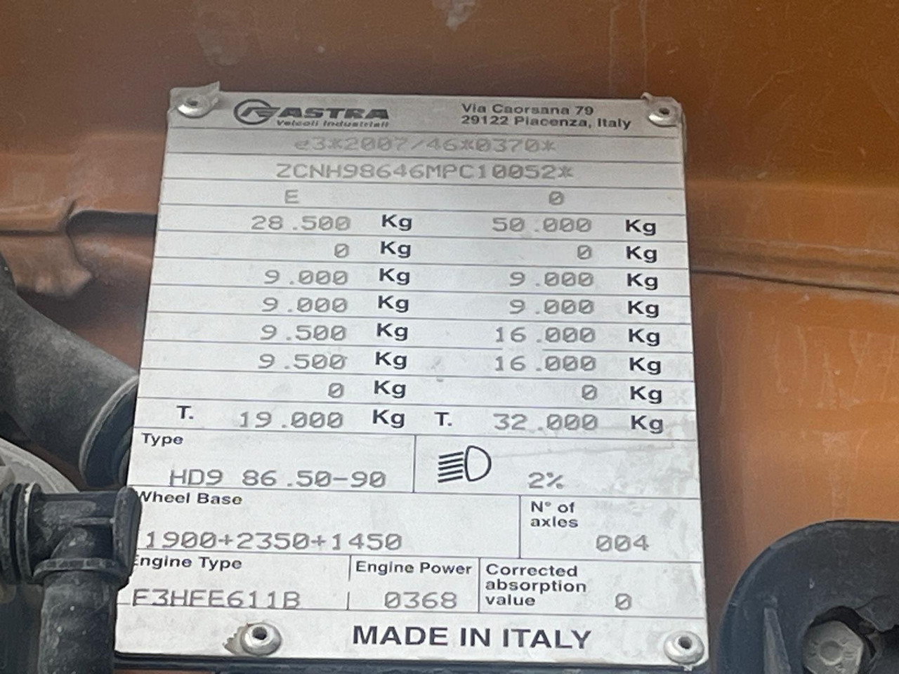 ASTRA HD9 86.50-90 8x6 ASTRA HD9 86.50-90 8x6, Unfallschaden, Cursor 13 - Camião chassi: foto 5 ASTRA HD9 86.50-90 8x6 ASTRA HD9 86.50-90 8x6, Unfallschaden, Cursor 13 - Camião chassi: foto 5