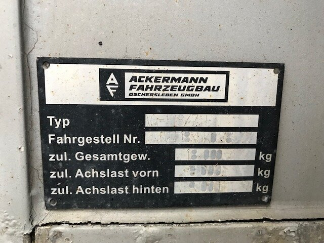 Ackermann VA-F 18/7.4E VA-F 18/7.4E Kühlanhänger, Thermo-King, LBW - Reboque frigorífico: foto 5 Ackermann VA-F 18/7.4E VA-F 18/7.4E Kühlanhänger, Thermo-King, LBW - Reboque frigorífico: foto 5