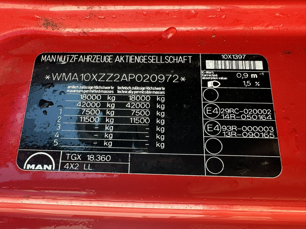 MAN TGX 18.360 4X2 LL TGX 18.360 4X2 LL, Fahrschule - Camião: foto 3 MAN TGX 18.360 4X2 LL TGX 18.360 4X2 LL, Fahrschule - Camião: foto 3