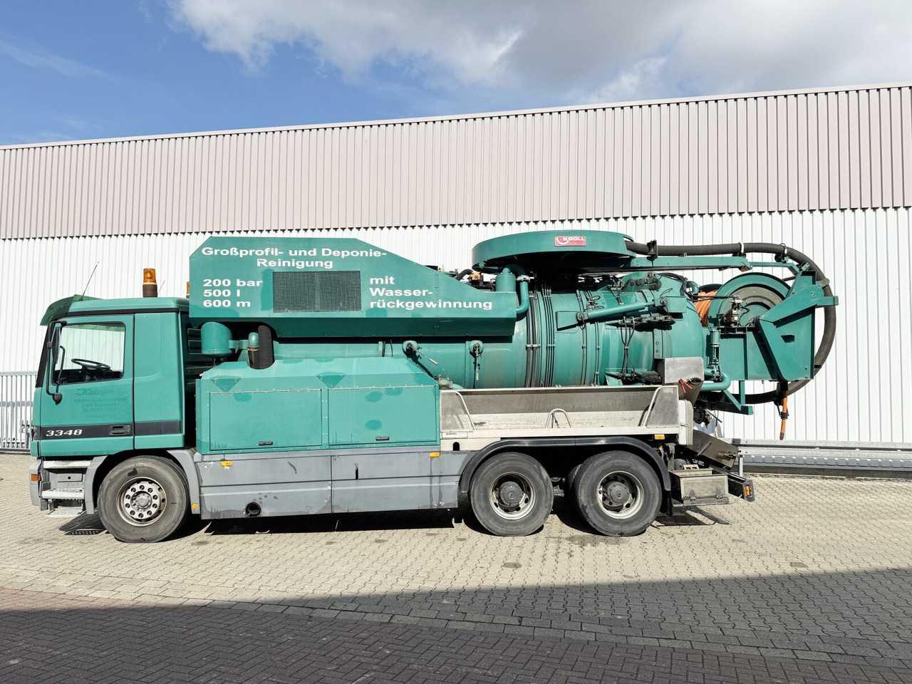 Mercedes-Benz Actros 3348 6x4 Actros 3348 6x4, V8, Kroll Saug-/Spülwagen ca. 14m³, Wasserrückgewinnung, Funk - Camião: foto 5 Mercedes-Benz Actros 3348 6x4 Actros 3348 6x4, V8, Kroll Saug-/Spülwagen ca. 14m³, Wasserrückgewinnung, Funk - Camião: foto 5