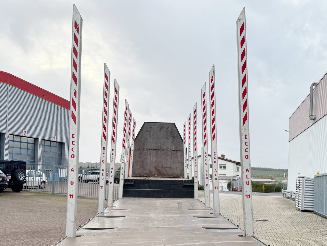 ECCO ALU Schemel/Rungen ECCO ALU Schemel/Rungen, 12x Neuwertig - Camião de transporte de madeira: foto 5 ECCO ALU Schemel/Rungen ECCO ALU Schemel/Rungen, 12x Neuwertig - Camião de transporte de madeira: foto 5