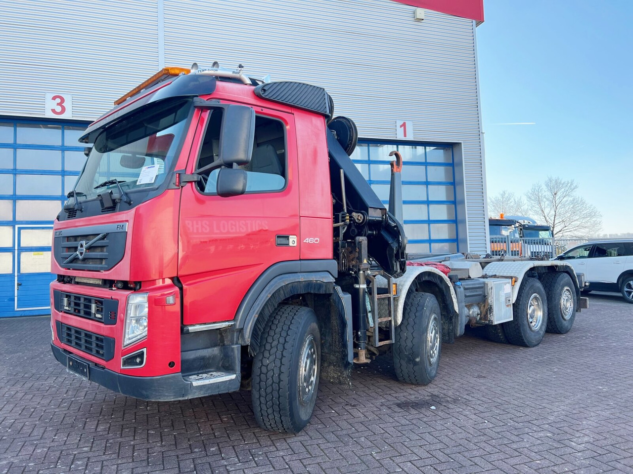 Camião polibenne, Camião grua FM 460 8x2-6 FM 460 8x2-6, Lenk-/Liftachse, Kran HMF 2020-K4, Funk: foto 9