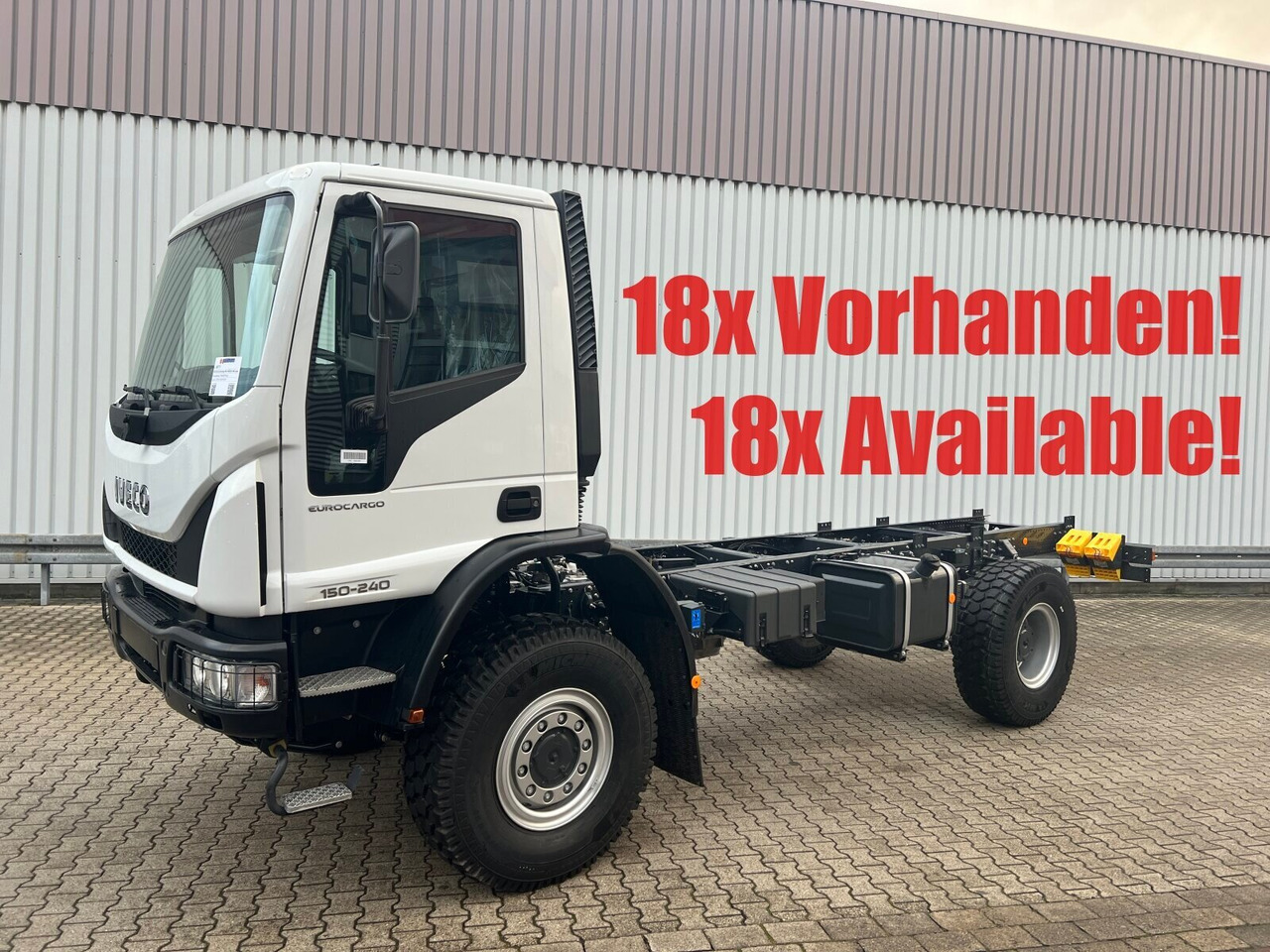 Iveco EuroCargo ML150E24 WS 4x4 EuroCargo ML150E24 WS 4x4, Euro3, mehrfach Vorhanden! - Camião chassi: foto 1 Iveco EuroCargo ML150E24 WS 4x4 EuroCargo ML150E24 WS 4x4, Euro3, mehrfach Vorhanden! - Camião chassi: foto 1