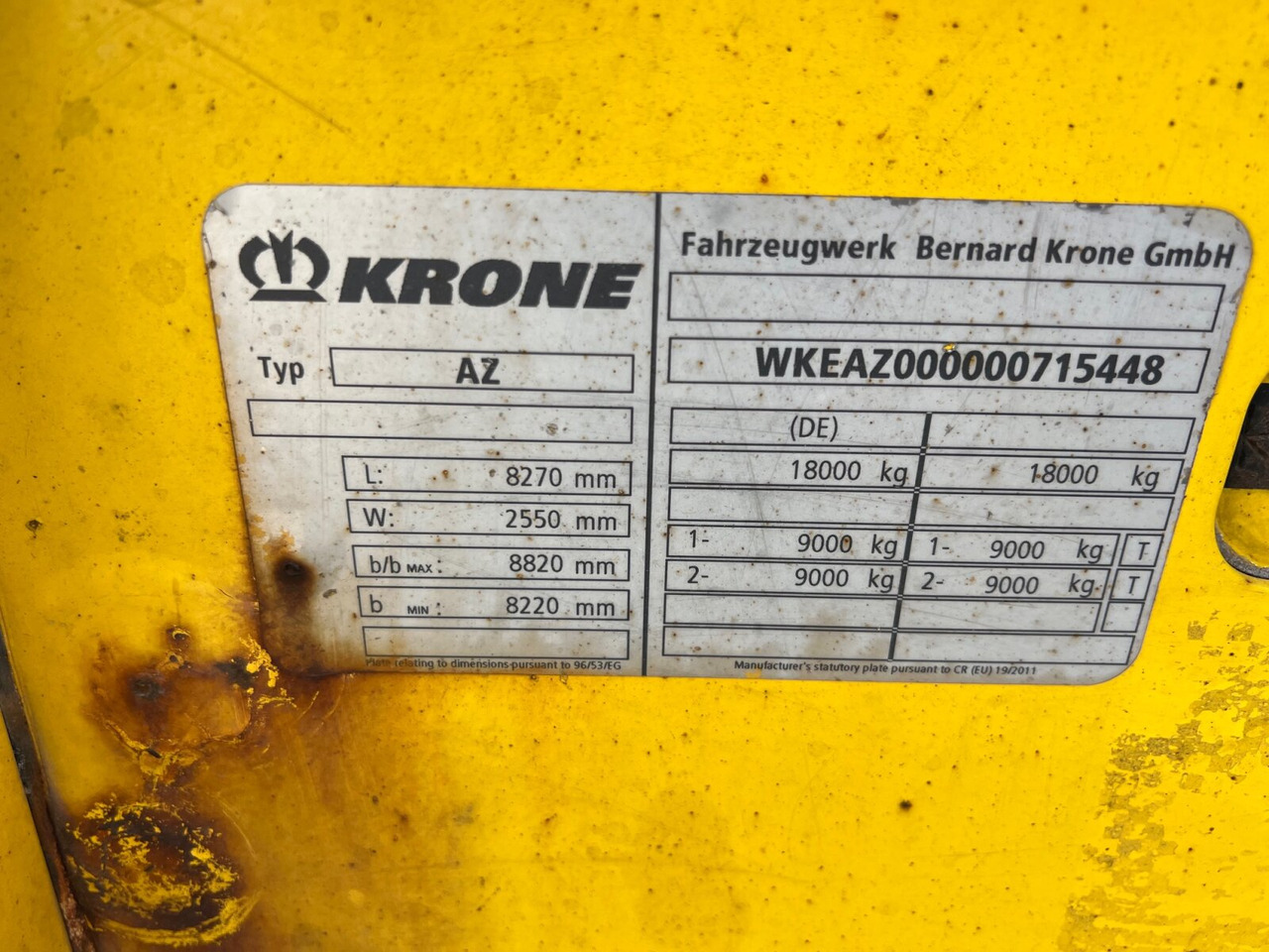 Krone AZP 18 AZP 18 - Reboque plataforma/ Caixa aberta: foto 5 Krone AZP 18 AZP 18 - Reboque plataforma/ Caixa aberta: foto 5
