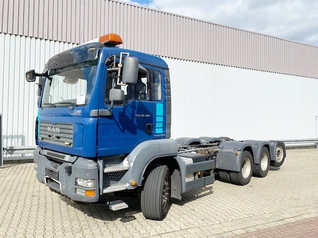 MAN TGA 35.480 8x4-4 BL TGA 35.480 8x4-4 BL, Lift-/Lenkachse - Camião chassi: foto 1 MAN TGA 35.480 8x4-4 BL TGA 35.480 8x4-4 BL, Lift-/Lenkachse - Camião chassi: foto 1