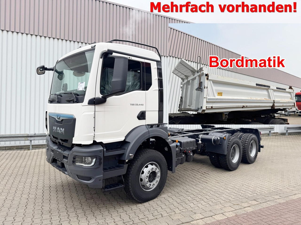 MAN TGS 33.440 6x4 BB TGS 33.440 6x4 BB, Bordmatik, mehrfach vorhanden! - Camião basculante: foto 1 MAN TGS 33.440 6x4 BB TGS 33.440 6x4 BB, Bordmatik, mehrfach vorhanden! - Camião basculante: foto 1