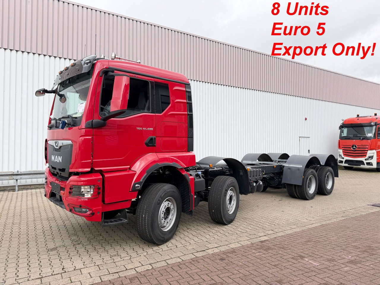 MAN TGS 41.480 8x4 BB CH TGS 41.480 8x4 BB CH, MEHRFACH VORHANDEN! - Camião chassi: foto 1 MAN TGS 41.480 8x4 BB CH TGS 41.480 8x4 BB CH, MEHRFACH VORHANDEN! - Camião chassi: foto 1