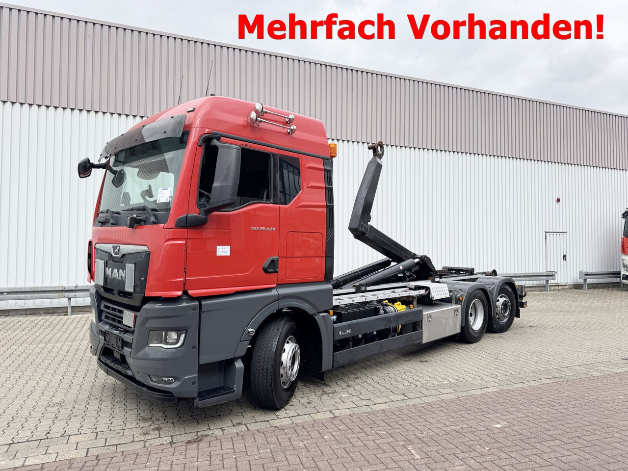 MAN TGX 26.470 6X2-4 BL TGX 26.470 6X2-4 BL, Lenk-/Liftachse, XLX-Fahrerhaus, VDL Abrollanlage 7m - Camião polibenne: foto 1 MAN TGX 26.470 6X2-4 BL TGX 26.470 6X2-4 BL, Lenk-/Liftachse, XLX-Fahrerhaus, VDL Abrollanlage 7m - Camião polibenne: foto 1