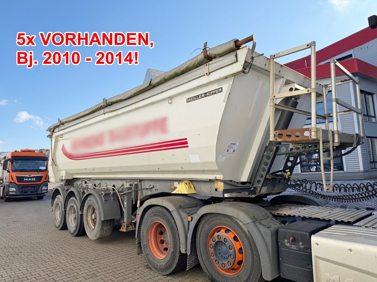 Meiller MHPS 12/27 MHPS 12/27, Stahlmulde ca. 26m³, Liftachse - Semi-reboque basculante: foto 1 Meiller MHPS 12/27 MHPS 12/27, Stahlmulde ca. 26m³, Liftachse - Semi-reboque basculante: foto 1