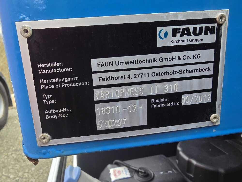 Mercedes-Benz Actros 2032 LA/36/4x4 Actros 2032 LA/36/4x4, Faun Variopress 310, 10m³, Zöller Schüttung - Caminhão de lixo: foto 4 Mercedes-Benz Actros 2032 LA/36/4x4 Actros 2032 LA/36/4x4, Faun Variopress 310, 10m³, Zöller Schüttung - Caminhão de lixo: foto 4