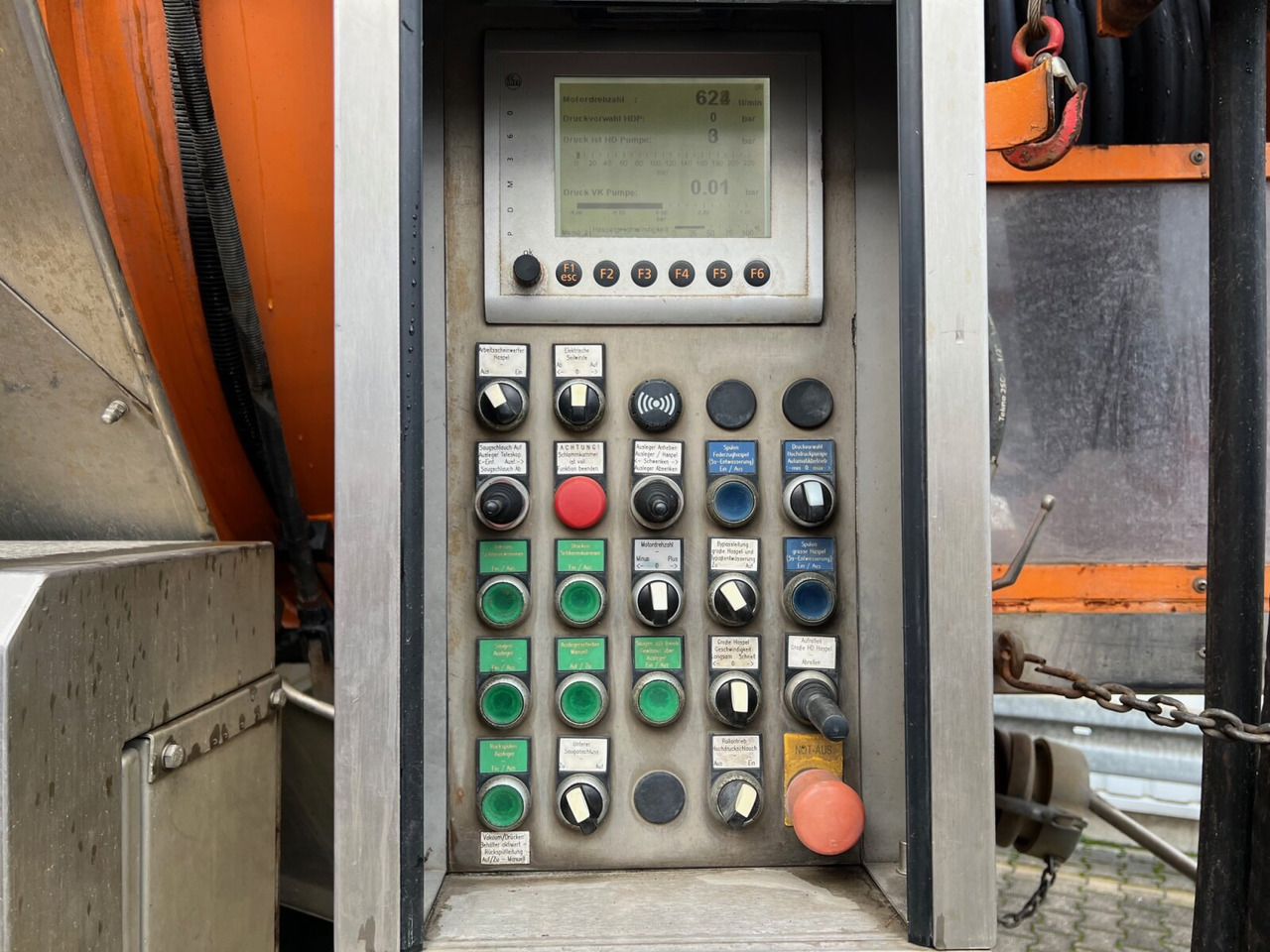 Mercedes-Benz Actros 2544 L 6x2 Actros 2544 L 6x2, Lenkachse, Kroll Saug-/Spülwagen ca. 12m³, Funk - Caminhão limpa fossa: foto 2 Mercedes-Benz Actros 2544 L 6x2 Actros 2544 L 6x2, Lenkachse, Kroll Saug-/Spülwagen ca. 12m³, Funk - Caminhão limpa fossa: foto 2