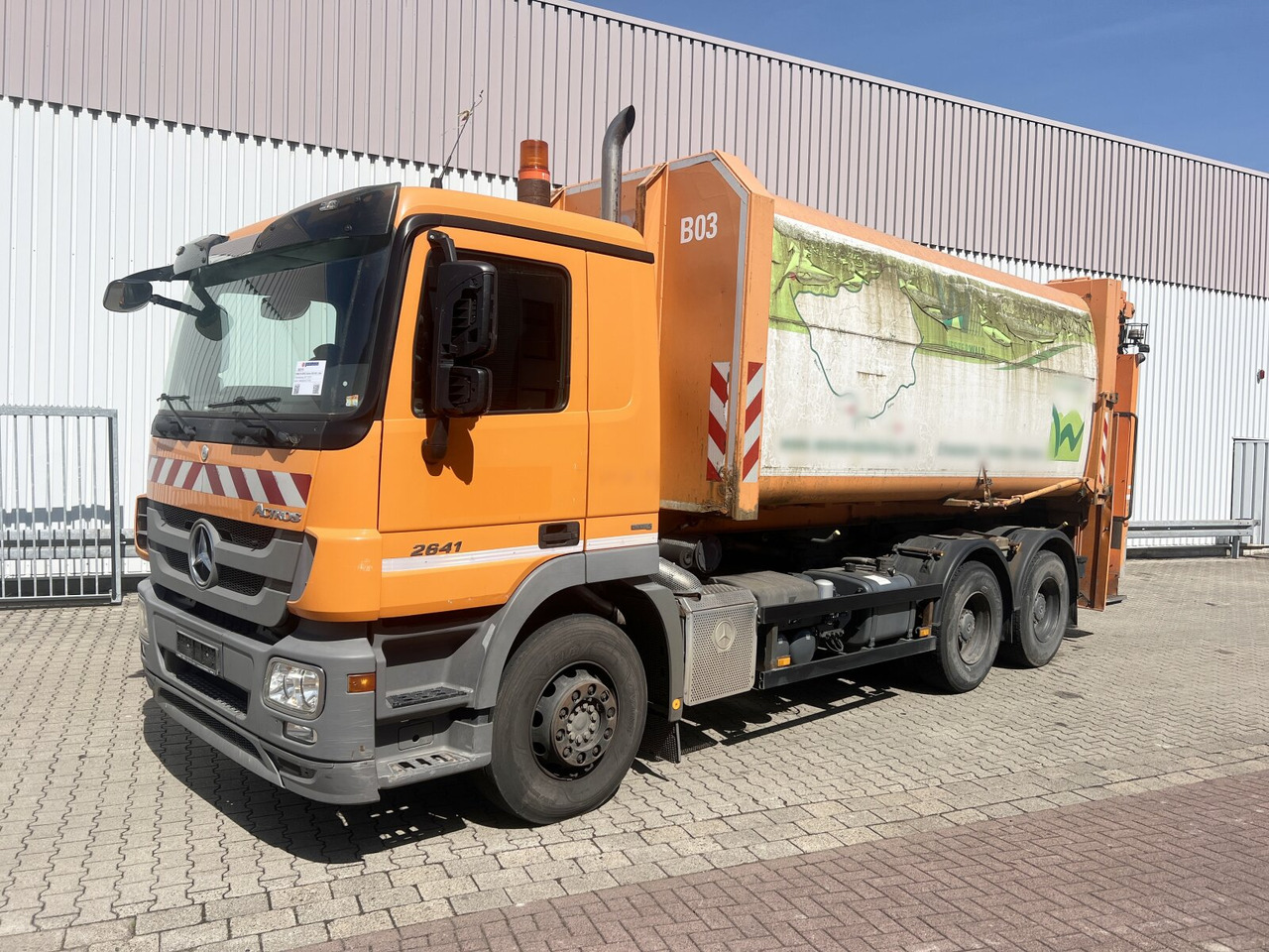 Mercedes-Benz Actros 2641/48 L 6x4 Actros 2641/48 L 6x4, Seilabroller, Haller Lotos, Zöller Schüttung - Caminhão de lixo: foto 1 Mercedes-Benz Actros 2641/48 L 6x4 Actros 2641/48 L 6x4, Seilabroller, Haller Lotos, Zöller Schüttung - Caminhão de lixo: foto 1