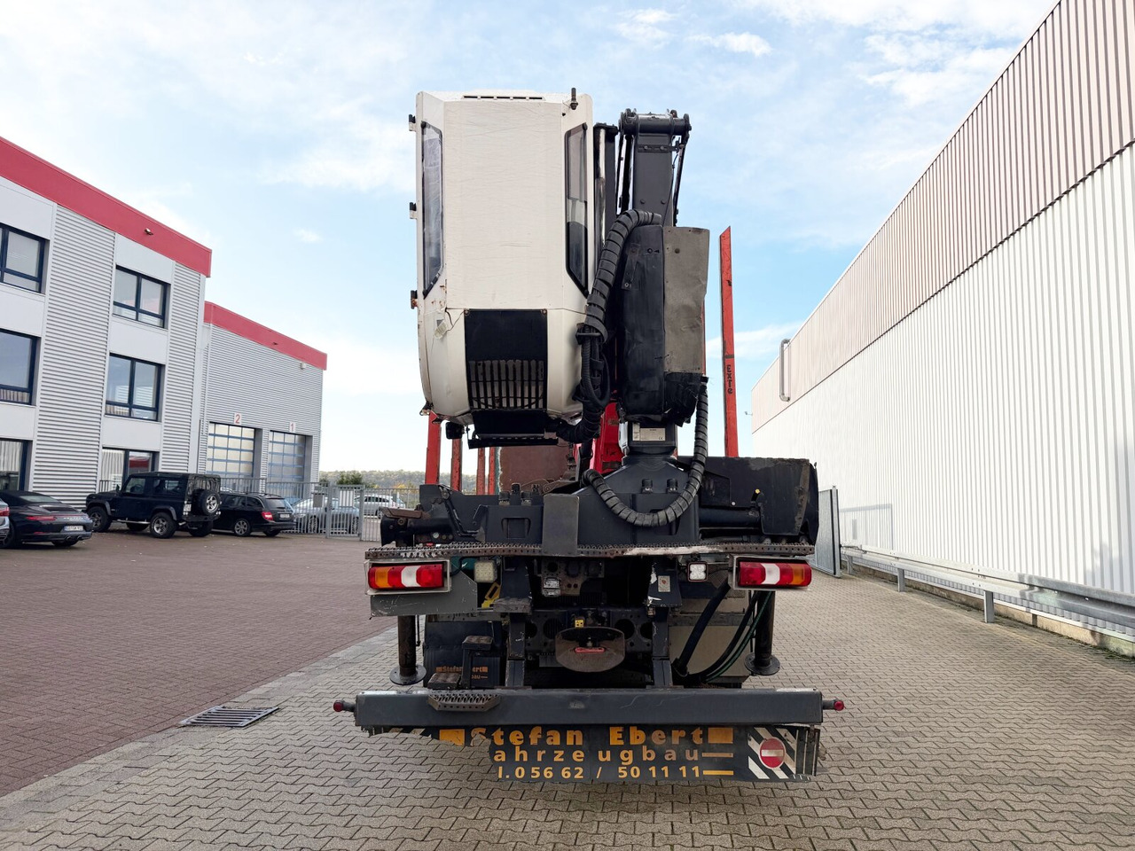 Camião de transporte de madeira, Camião grua Mercedes-Benz Arocs 2648 6x4 Arocs 2648 6x4 mit Heckkran Epsilon M12Z83, Krankabine: foto 12