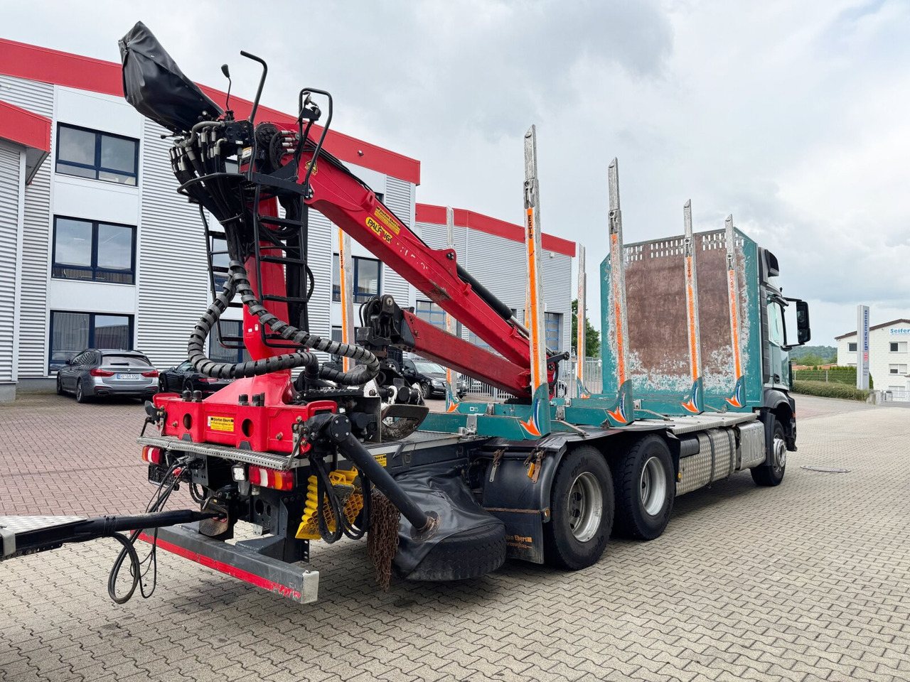 Camião de transporte de madeira, Camião grua Mercedes-Benz Arocs 2651 L 6x4 Arocs 2651 L 6x4, Retarder, StreamSpace, Heckkran Epsilon M120L80: foto 12