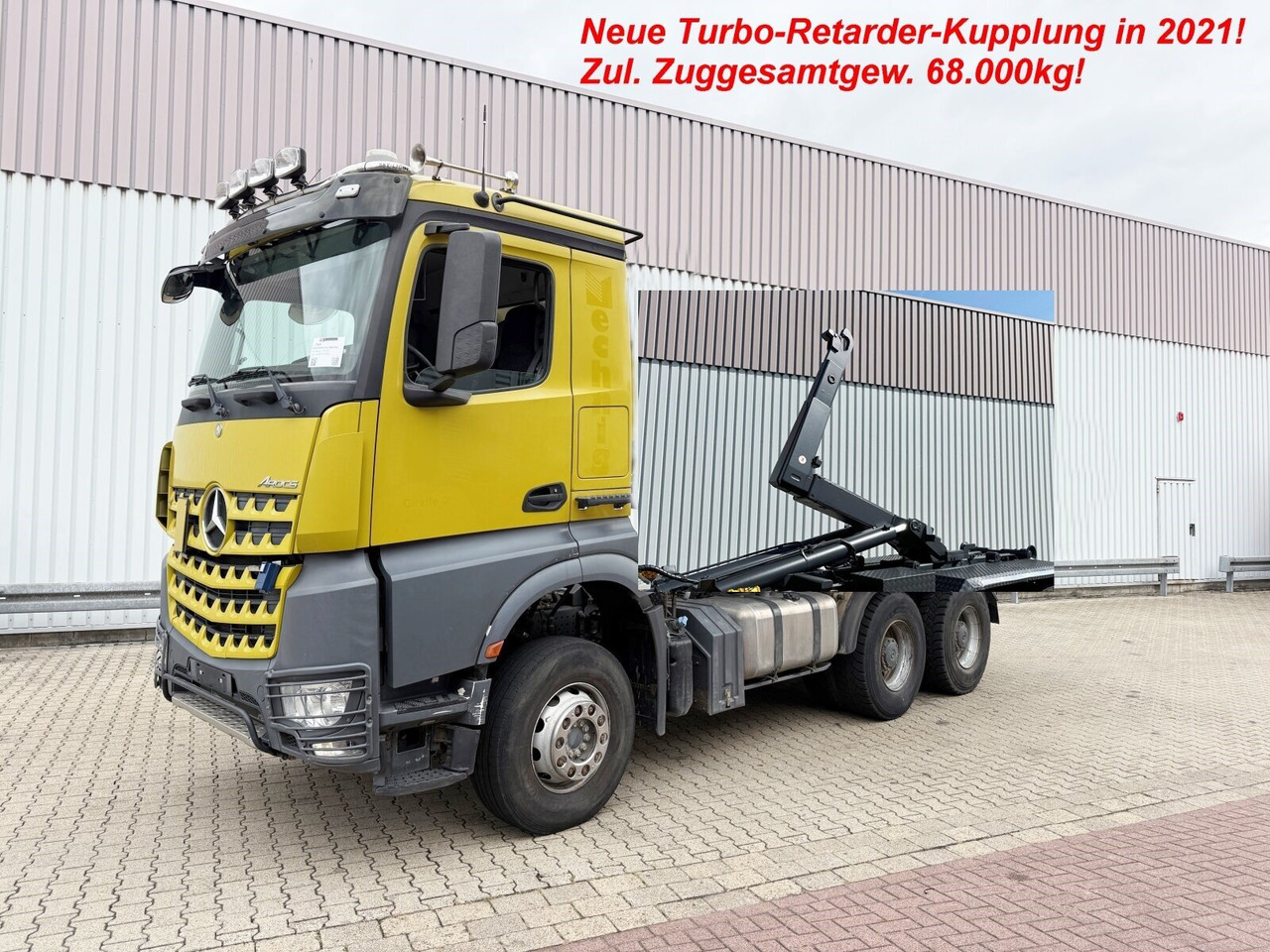 Mercedes-Benz Arocs 3363 K 6x4 Arocs 3363 K 6x4, Grounder, Turbo-Retarder-Kupplung - Camião polibenne: foto 1 Mercedes-Benz Arocs 3363 K 6x4 Arocs 3363 K 6x4, Grounder, Turbo-Retarder-Kupplung - Camião polibenne: foto 1