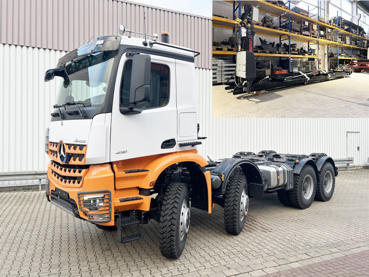 Mercedes-Benz Arocs 4151 AK 8x8/4 Arocs 4151 AK 8x8/4, Grounder - Camião polibenne: foto 1 Mercedes-Benz Arocs 4151 AK 8x8/4 Arocs 4151 AK 8x8/4, Grounder - Camião polibenne: foto 1