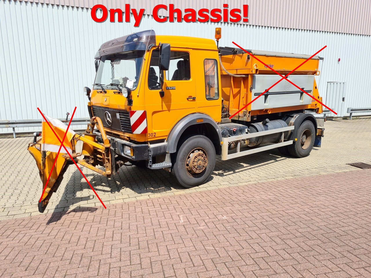 Mercedes-Benz NG 1928 A 4x4 NG 1928 A 4x4, V8-Motor, Standklima, Winterdienstaustattung - Camião chassi: foto 1 Mercedes-Benz NG 1928 A 4x4 NG 1928 A 4x4, V8-Motor, Standklima, Winterdienstaustattung - Camião chassi: foto 1