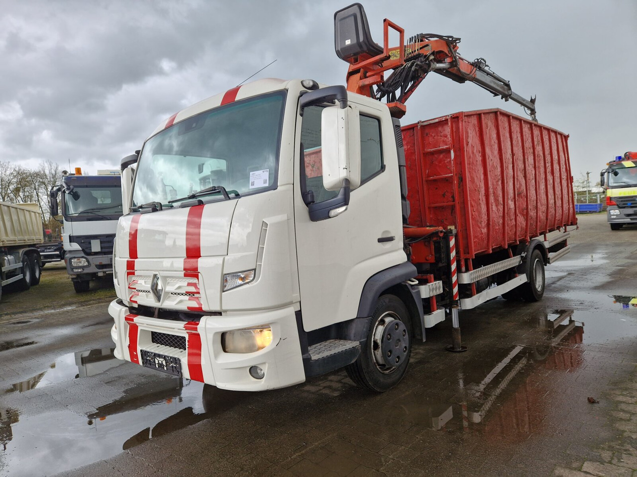 Camião grua, Camião furgão Renault D 180.75 4x2 D 180.75 4x2 mit Kran Palfinger PK6001: foto 7