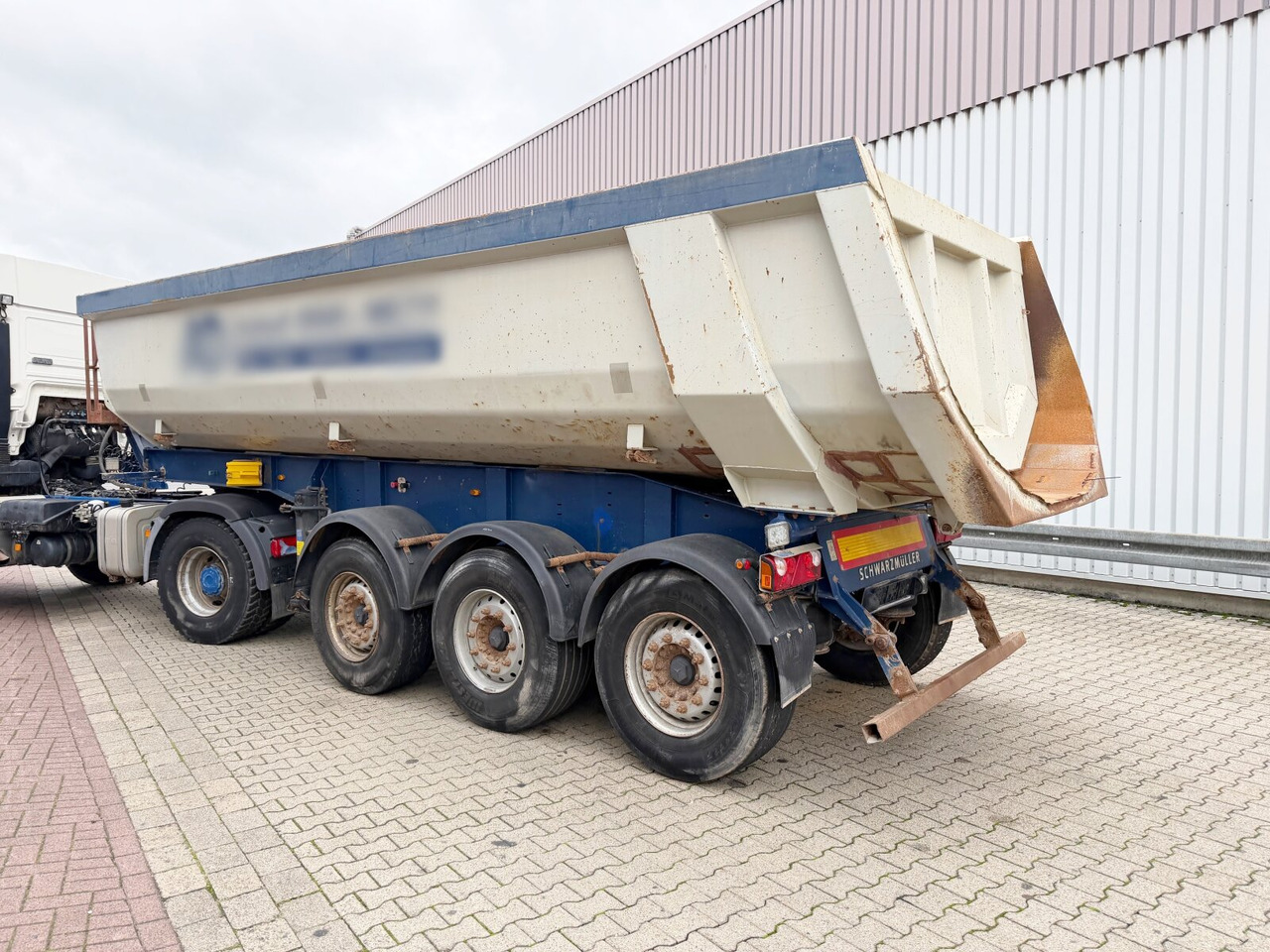 Schwarzmüller HKS 3/E-S1 HKS 3/E-S1, Liftachse, Stahlmulde, ca. 25m³ - Semi-reboque: foto 4 Schwarzmüller HKS 3/E-S1 HKS 3/E-S1, Liftachse, Stahlmulde, ca. 25m³ - Semi-reboque: foto 4