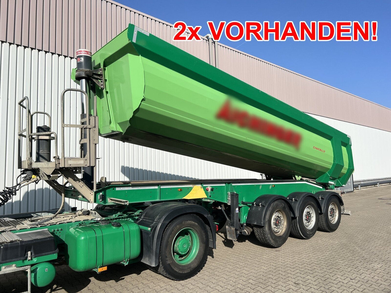 Schwarzmüller K-Serie Kippauflieger K-Serie Kippauflieger, Hardoxmulde ca. 25m³, 2x Liftachse - Semi-reboque: foto 1 Schwarzmüller K-Serie Kippauflieger K-Serie Kippauflieger, Hardoxmulde ca. 25m³, 2x Liftachse - Semi-reboque: foto 1