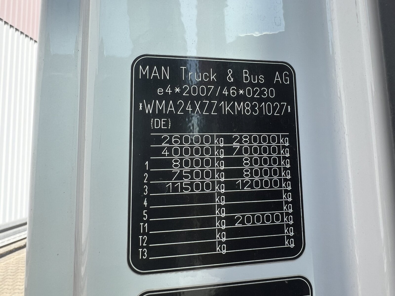 Tractor MAN TGX 26.500 6X2/4 BLS TGX 26.500 6X2/4 BLS, Intarder, Vorlauflenk-/lift, Standklima, XXL-Fahrerhaus: foto 6