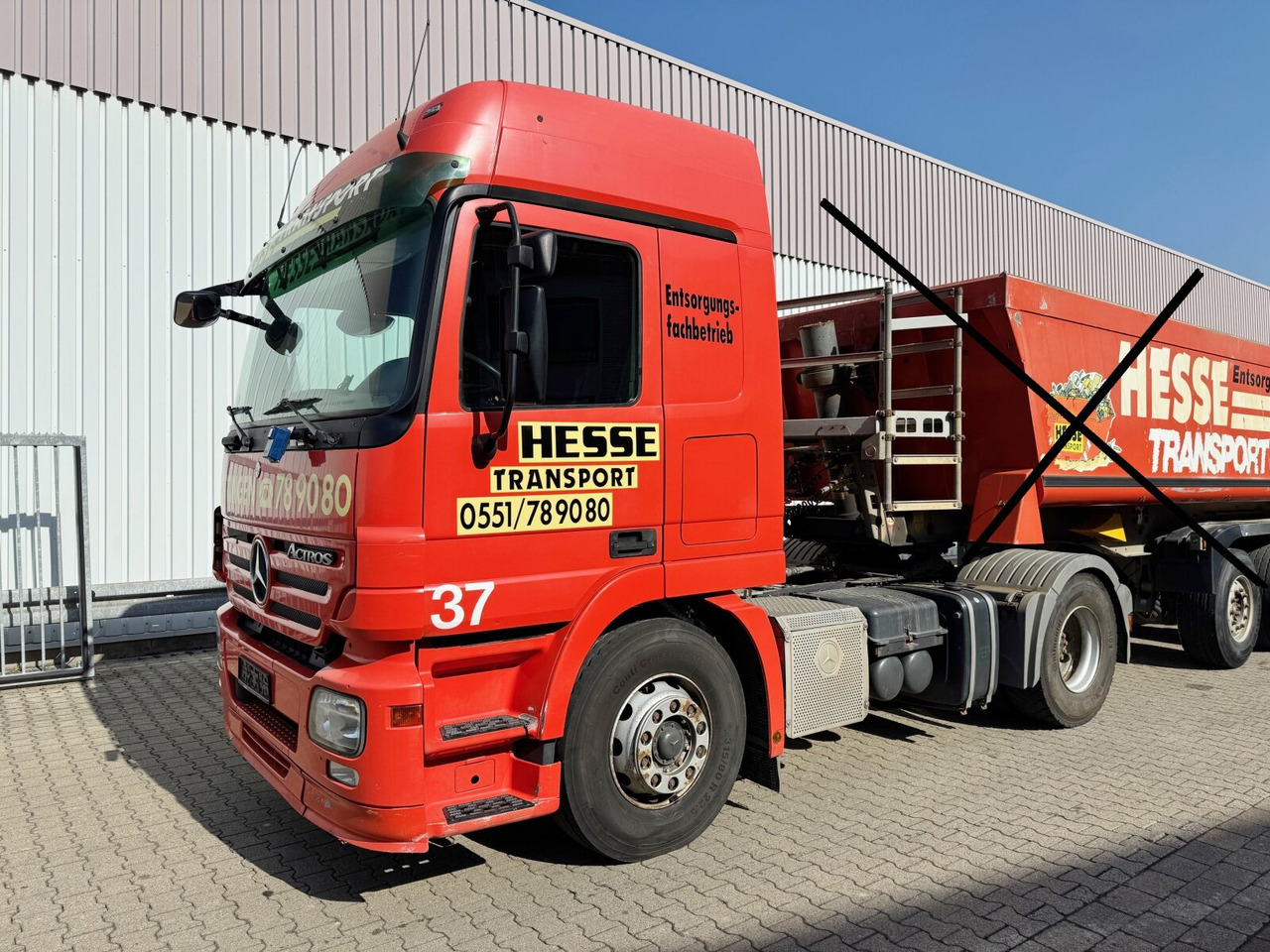 Mercedes-Benz Actros 1844 LS 4x2 Actros 1844 LS 4x2, Kipphydraulik - Tractor: foto 1 Mercedes-Benz Actros 1844 LS 4x2 Actros 1844 LS 4x2, Kipphydraulik - Tractor: foto 1