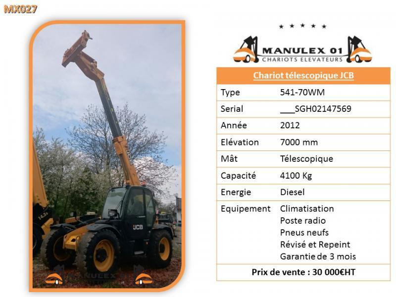 JCB 541-70WM - Empilhador telescópico: foto 4 JCB 541-70WM - Empilhador telescópico: foto 4