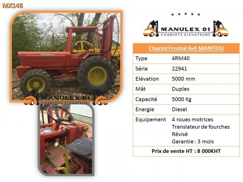 Manitou 4RM40 - Empilhador todo-o-terreno: foto 4 Manitou 4RM40 - Empilhador todo-o-terreno: foto 4